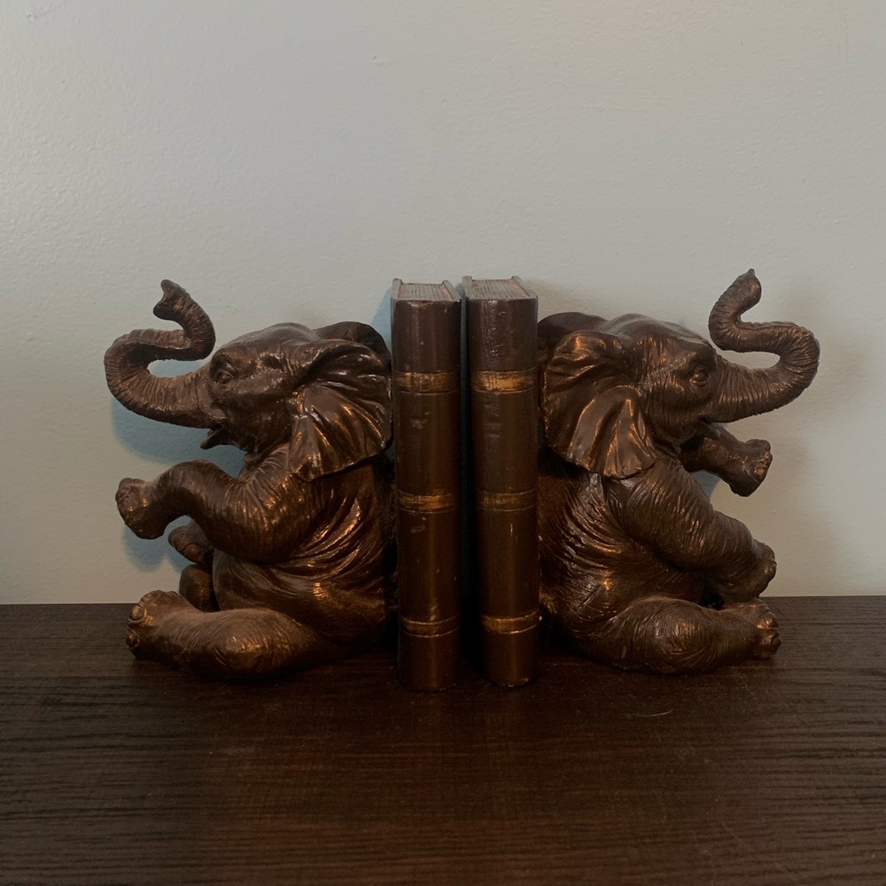 Elephant Bookends